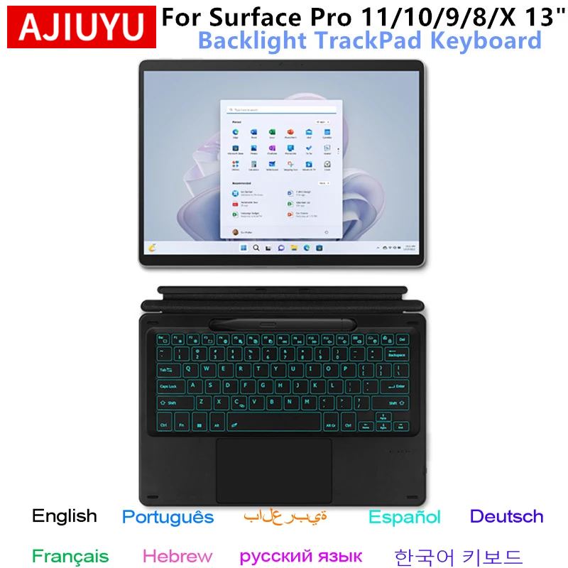Home Office Microsoft - Bluetooth Keyboard For Microsoft Surface Pro