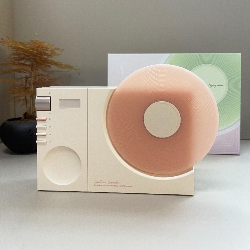 Home Office Of Amazon - Vintage Record Player Style Bluetooth Speaker,