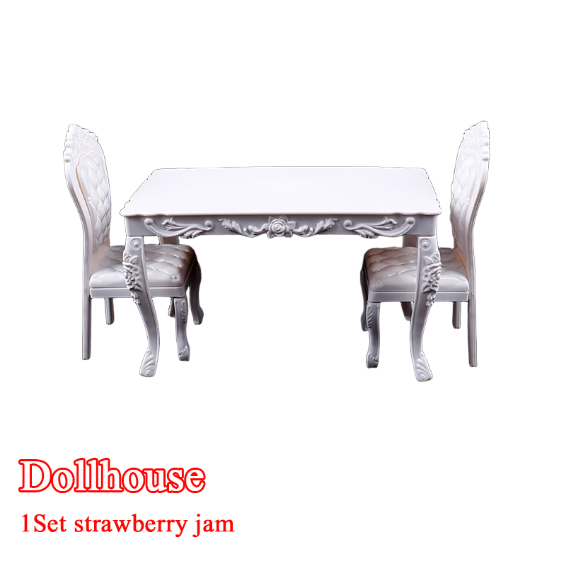 Home Office Desk Ideas - Dollhouse 1:6 Kitchen Furniture Dining Table