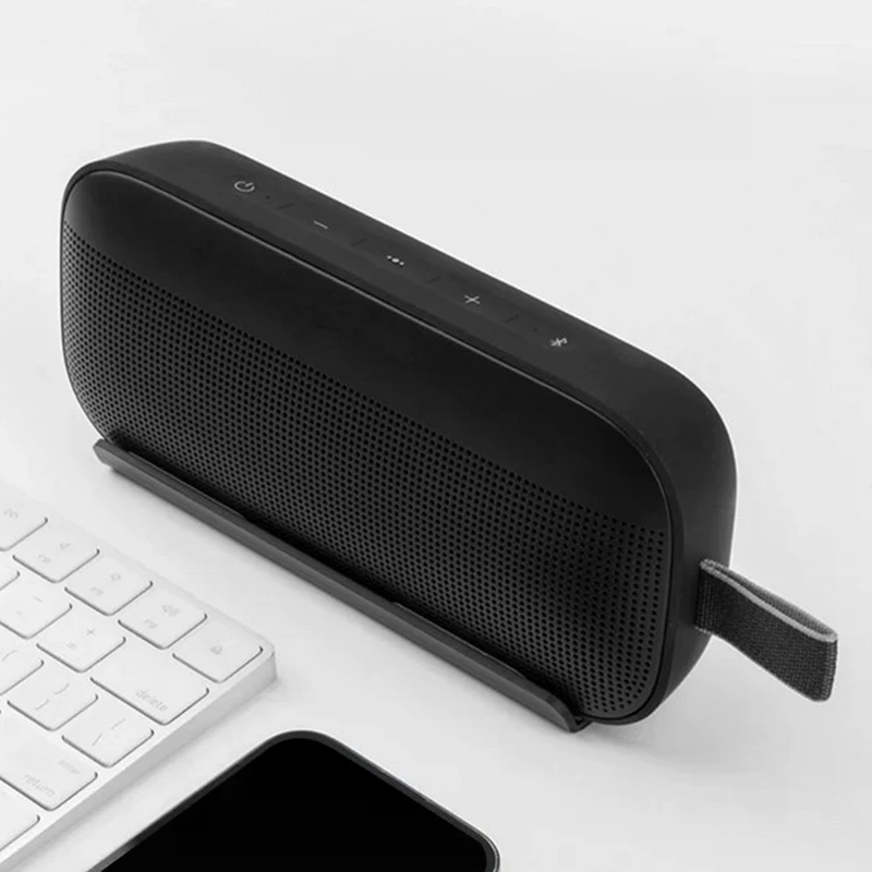 Home Office Desk Ideas - Acrylic Desktop Speaker Stand For For