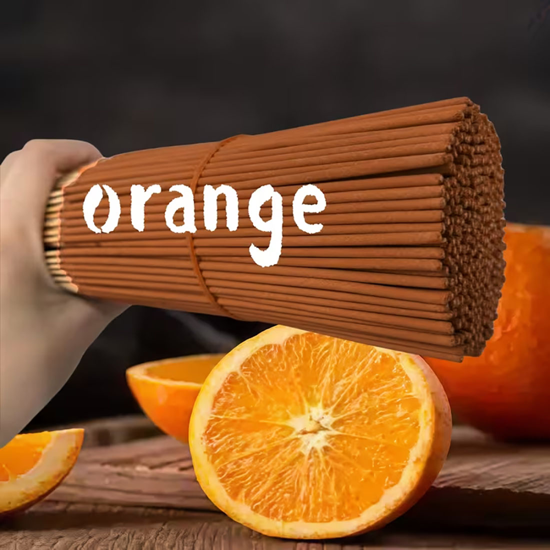 Home Office Yoga Room - Natural Orange Incense Sticks Are High-Quality,