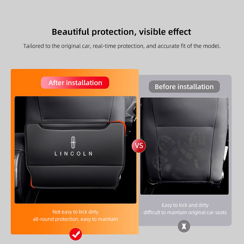 Car Seat Back Anti Kick Cover  - Mesh Back Cushion 评论和价格
