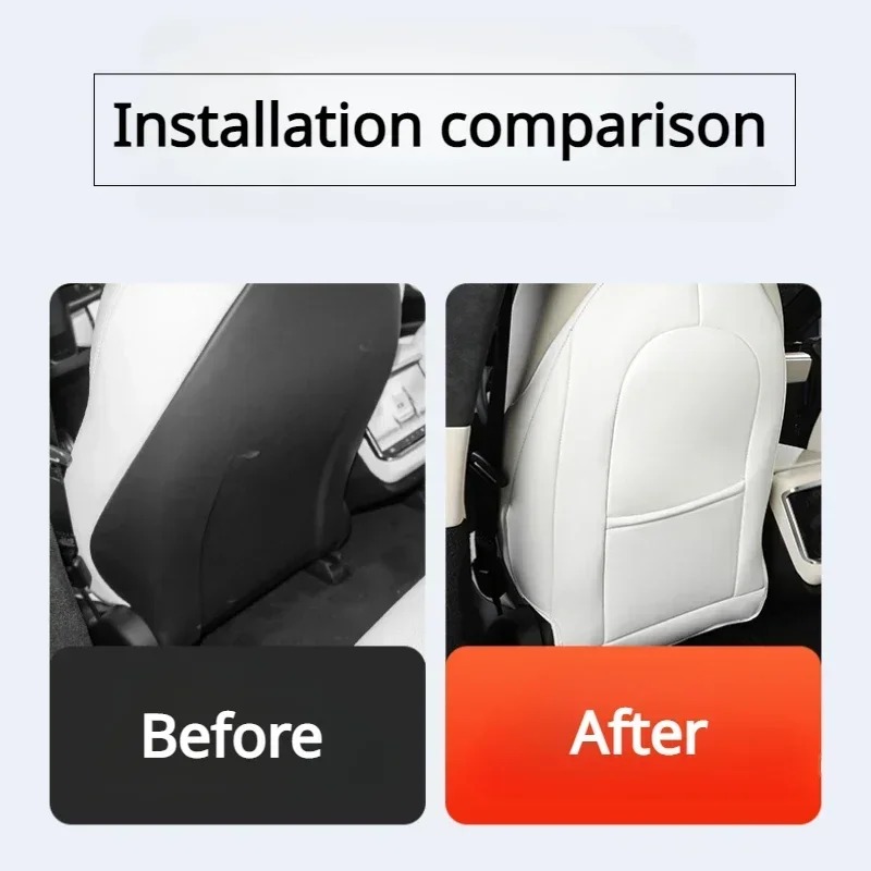 Seat Back Anti Kick Pad for Te - Mesh Back Cushion 评论和价格