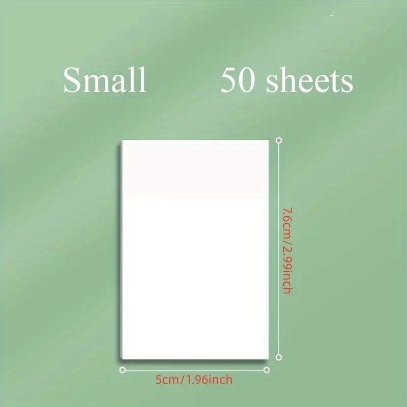 50Sheets/pcs Transparent Memo  - Sticky Note Dispenser 评论和价格