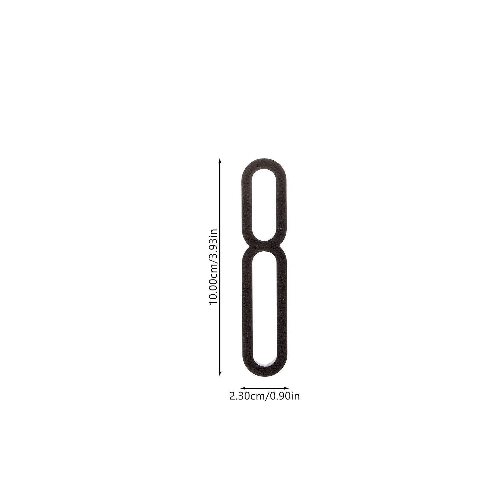 10Pcs Strong Adhesive 3D Black - Address Home Office 评论和价格