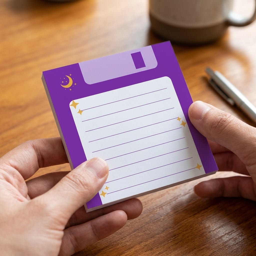 4PCS Retro Floppy Disk Sticky  - Sticky Note Dispenser 评论和价格