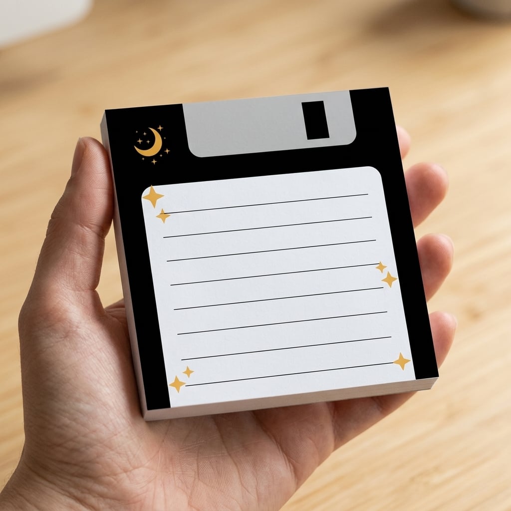 4PCS Retro Floppy Disk Sticky  - Sticky Note Dispenser 评论和价格