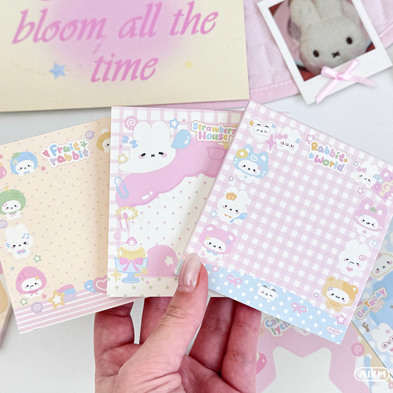 Cartoon Notepad Cute Rabbit No - Sticky Note Dispenser 评论和价格