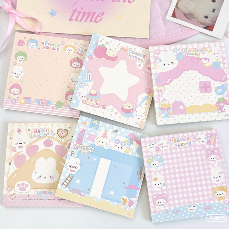 Cartoon Notepad Cute Rabbit No - Sticky Note Dispenser 评论和价格