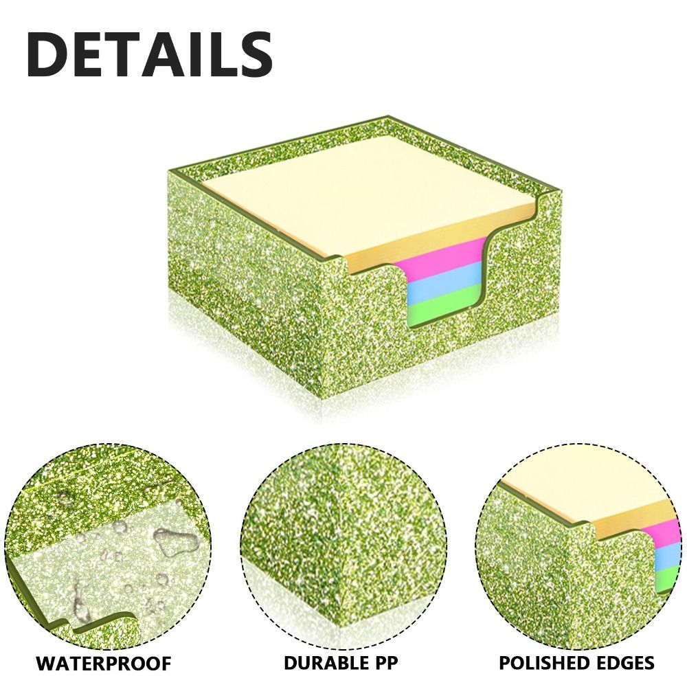 Glitter Acrylic Sticky Note Ho - Sticky Note Dispenser 评论和价格