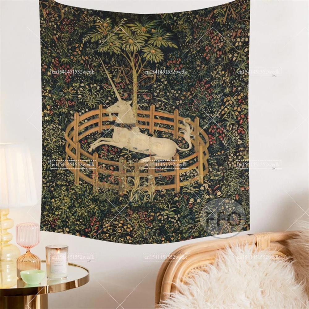 The Unicorn In Captivity Wall  - Home Office Yoga Room 评论和价格