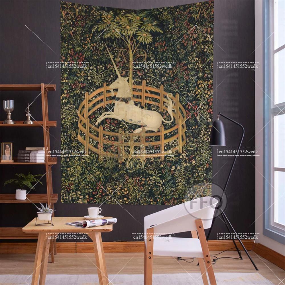 The Unicorn In Captivity Wall  - Home Office Yoga Room 评论和价格