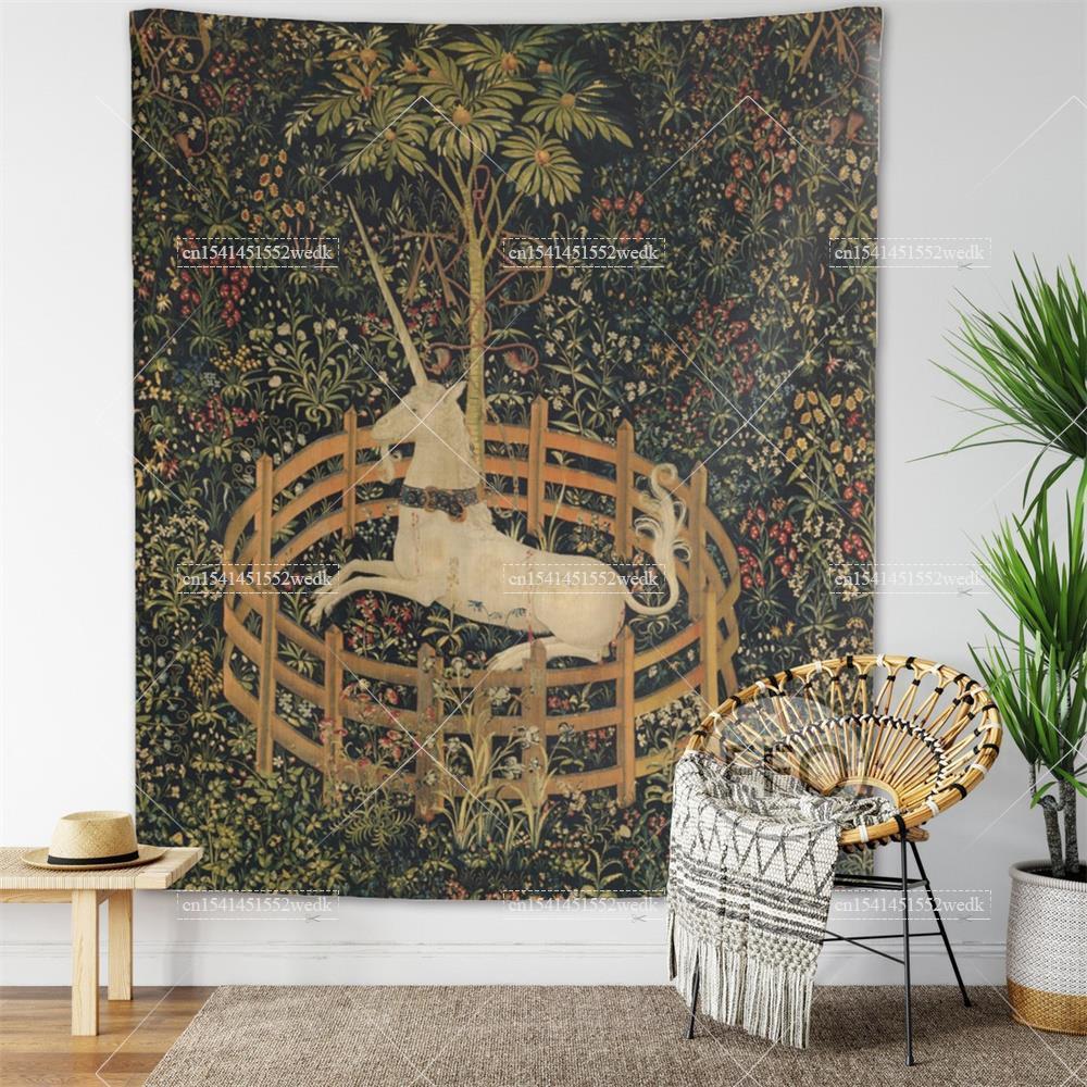 The Unicorn In Captivity Wall  - Home Office Yoga Room 评论和价格