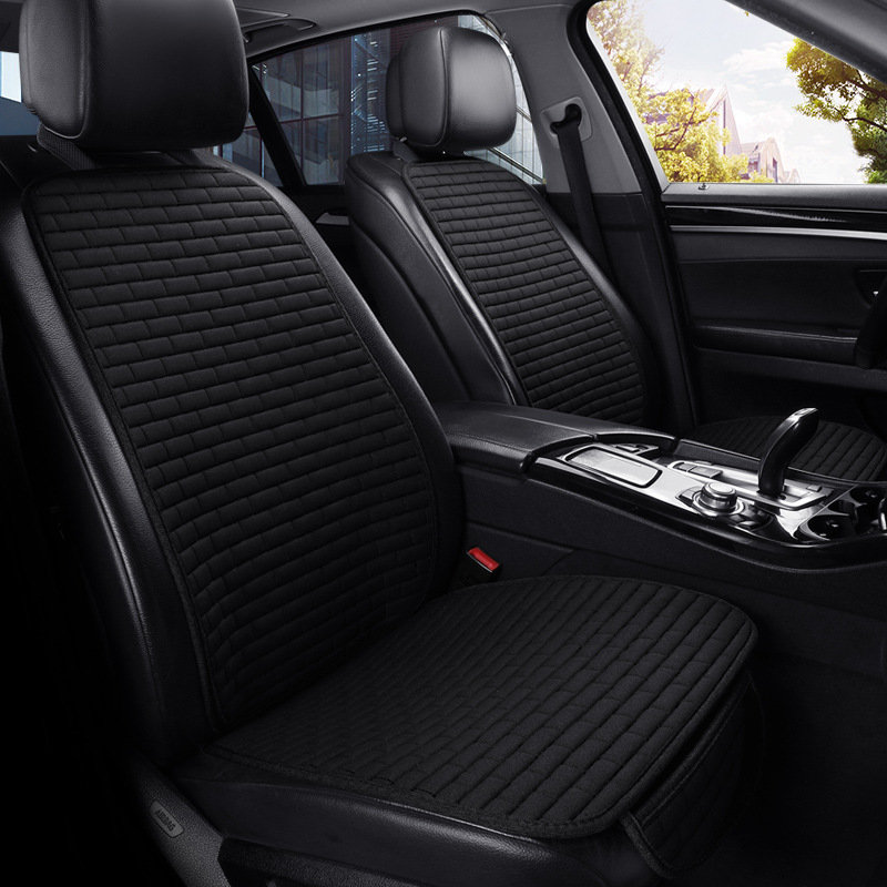Luxury Linen Car Seat Cover Fo - Mesh Back Cushion 评论和价格