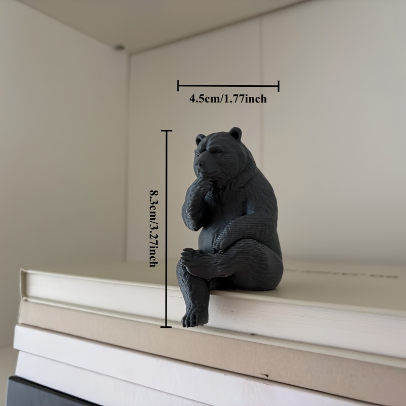 Thinking Bear Edge Sitter Figu - Home Office Desk Ideas 评论和价格