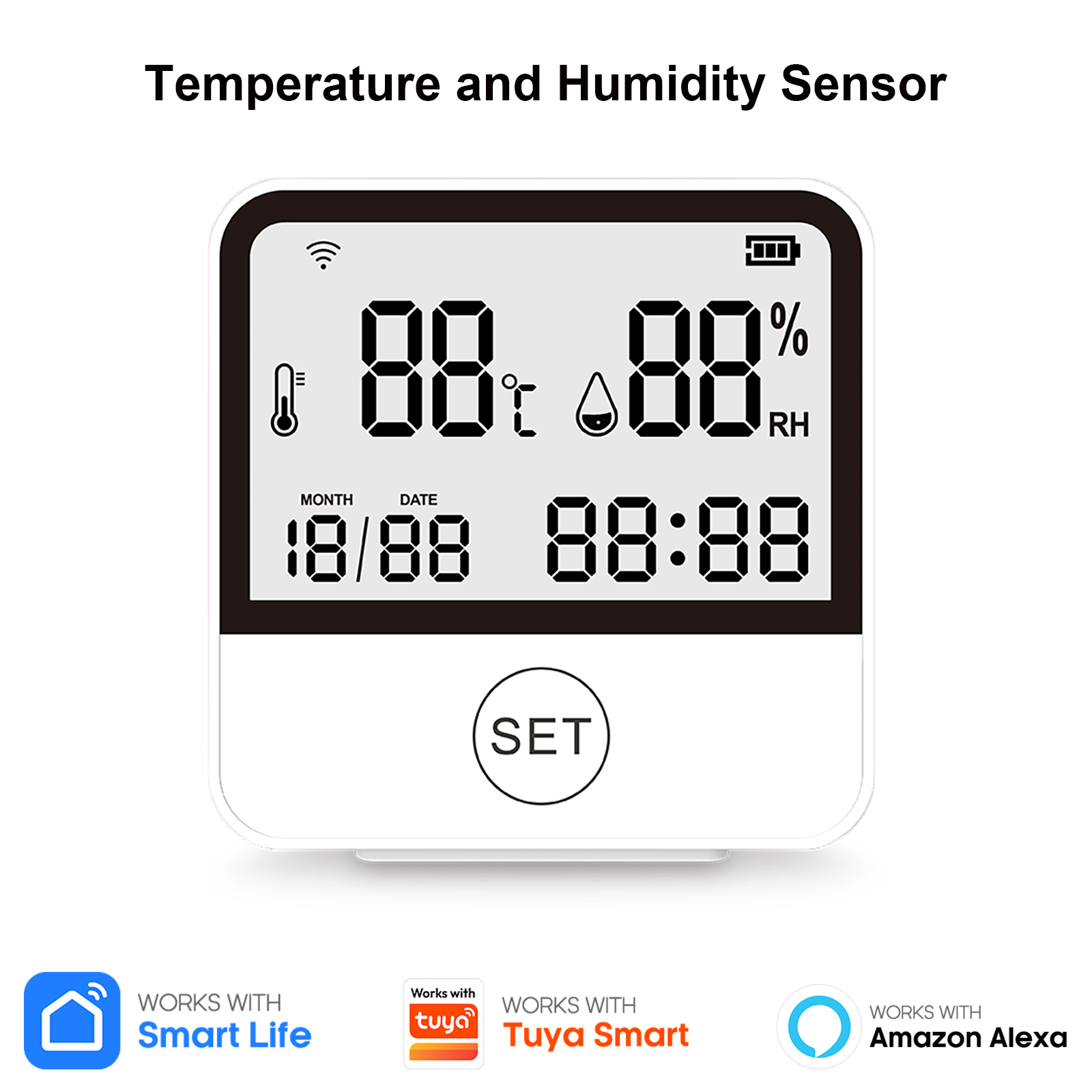 Tuya WiFi Temperature Humidity - Home Office Of Amazon 评论和价格