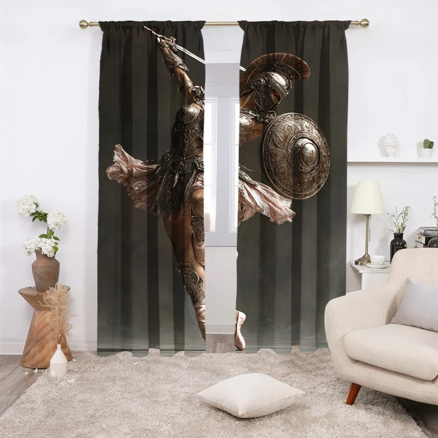 Dramatic Warrior Amazon Curtai - Home Office Of Amazon 评论和价格