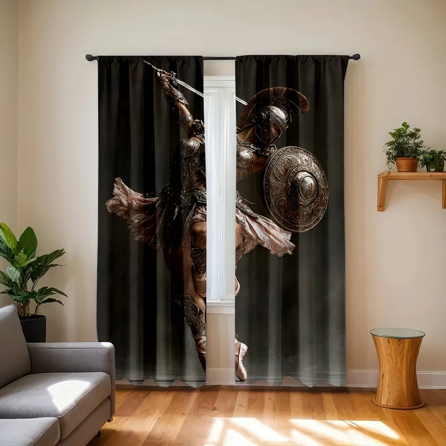 Dramatic Warrior Amazon Curtai - Home Office Of Amazon 评论和价格