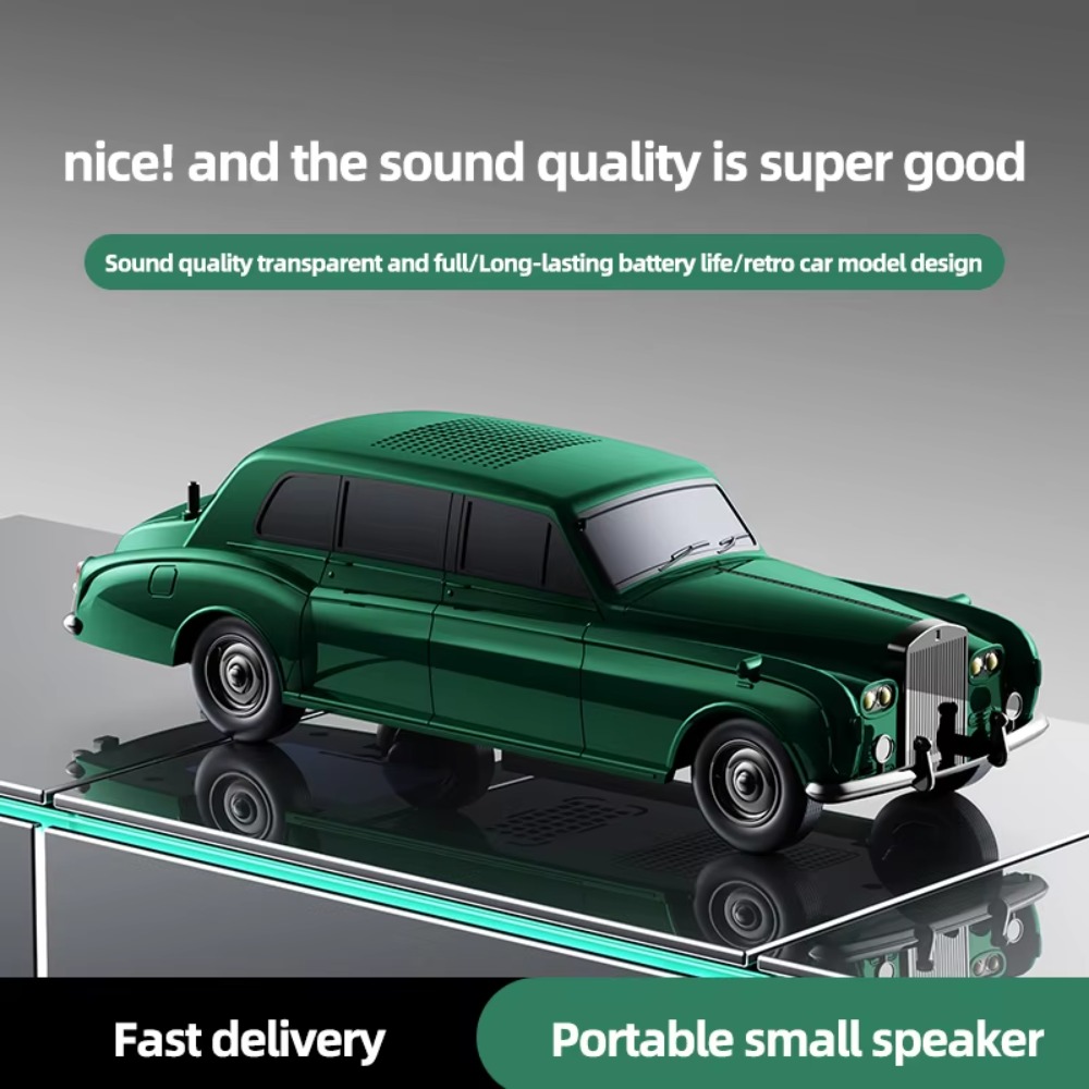 Vintage Style Classic Car Blue - Home Office Of Amazon 评论和价格