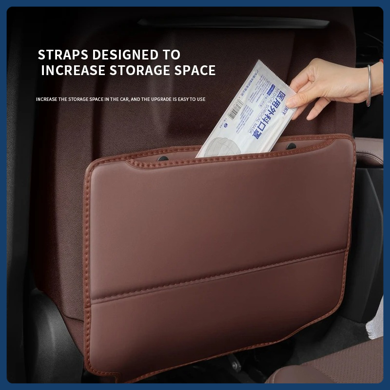 Car Anti-kick Pad Interior Pu  - Mesh Back Cushion 评论和价格