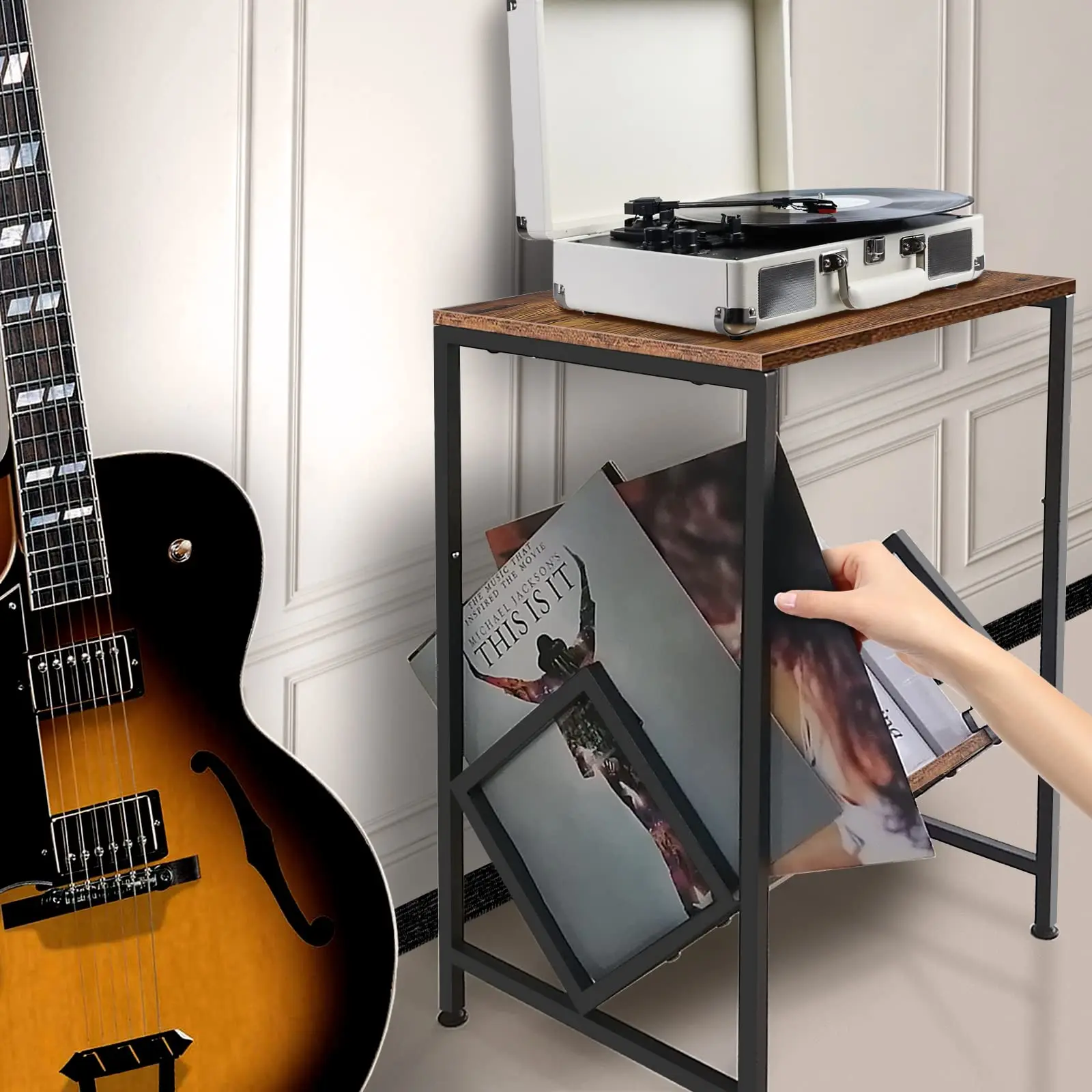 'Table Nightstand Up to 80 Alb - Home Office Of Amazon 评论和价格