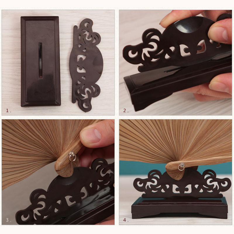 Vintage Art Style Folding Fan  - Home Office Desk Ideas 评论和价格