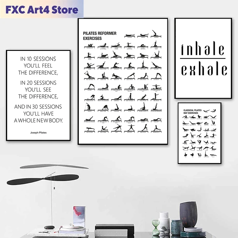 Frameless Pilates Workout Char - Home Office Yoga Room 评论和价格