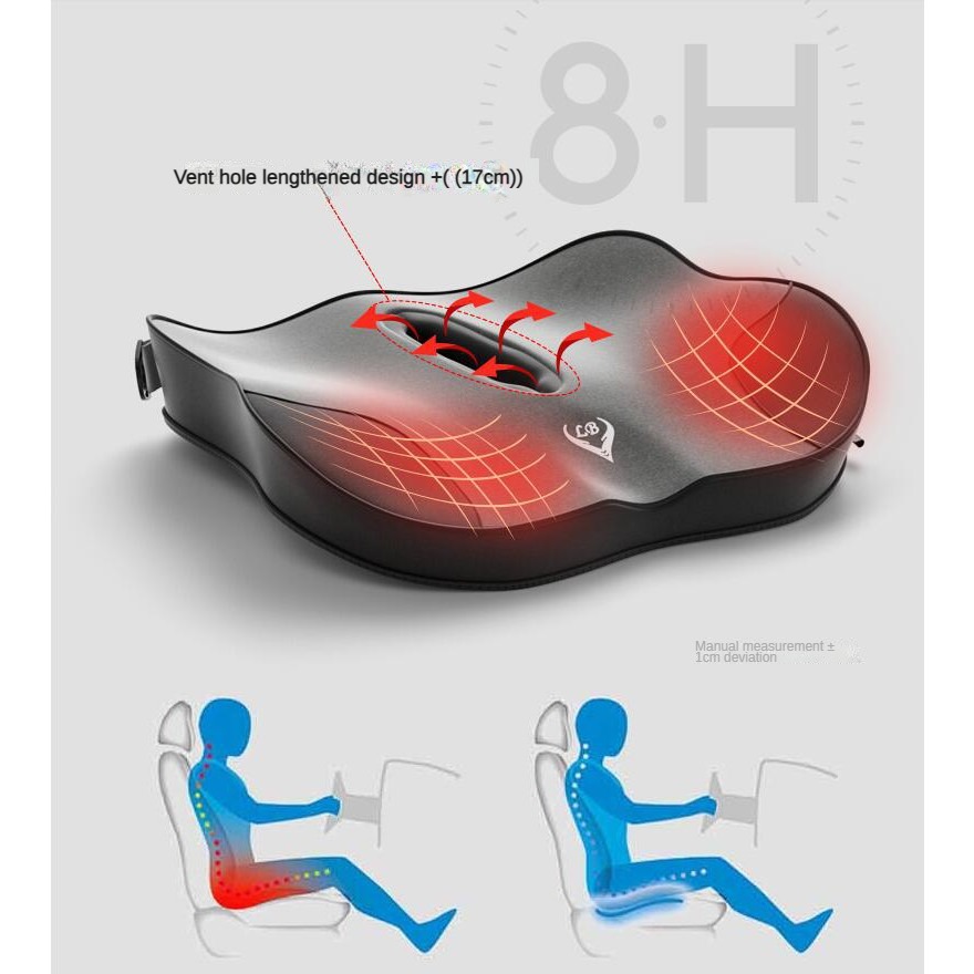 Memory Foam Office Chair Cushi - Mesh Back Cushion 评论和价格
