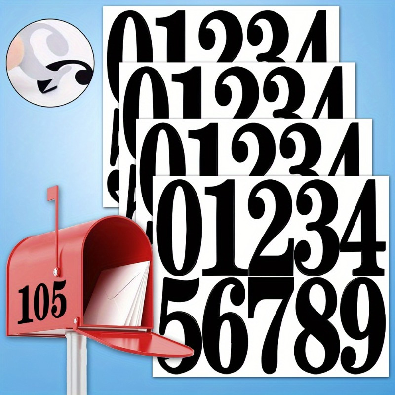 Digital stickers, mailbox stic - Address Home Office 评论和价格