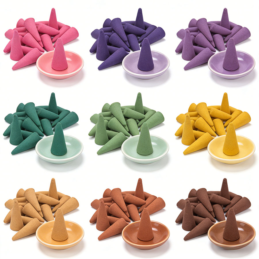 mixed tower incense cones and  - Home Office Yoga Room 评论和价格