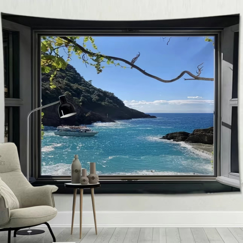 VIKAMA Anime Window View Tapes - Home Office Yoga Room 评论和价格