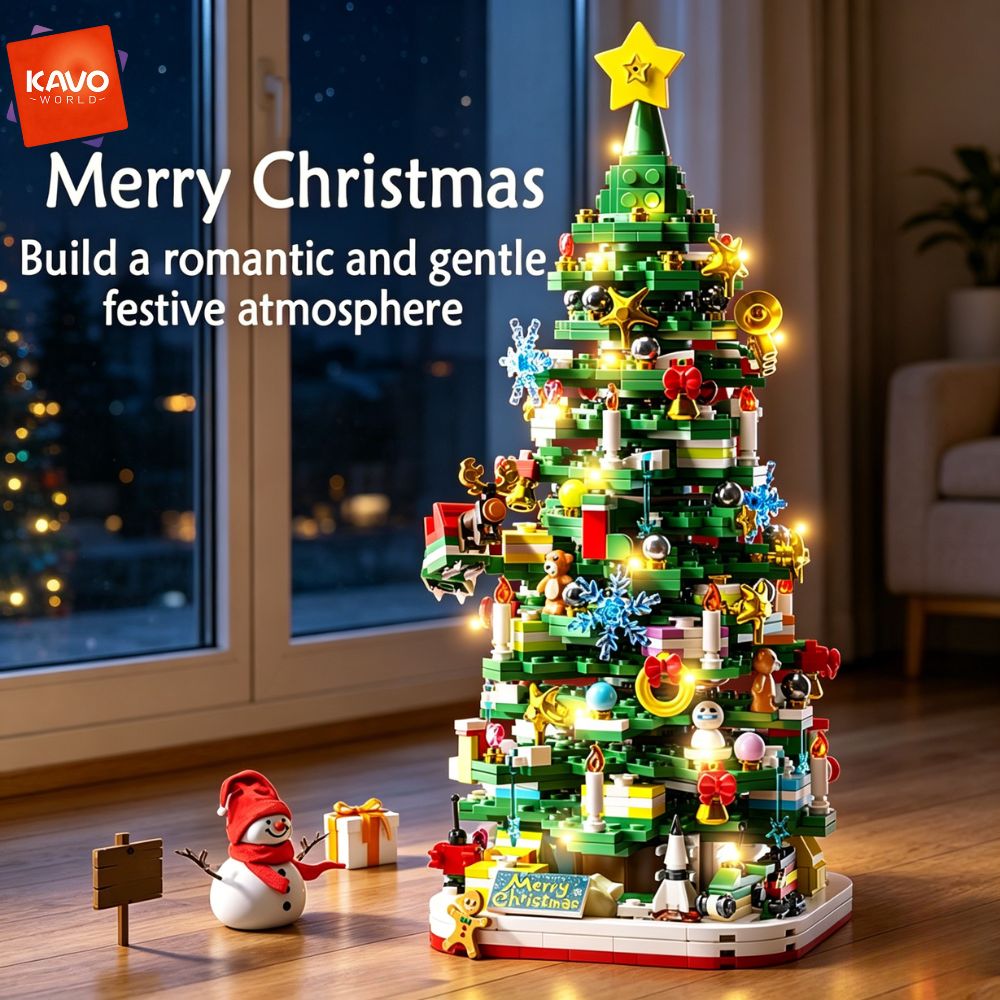 KAVOWORLD 1024pcs Christmas Tr - Home Office Setup Ideas 评论和价格