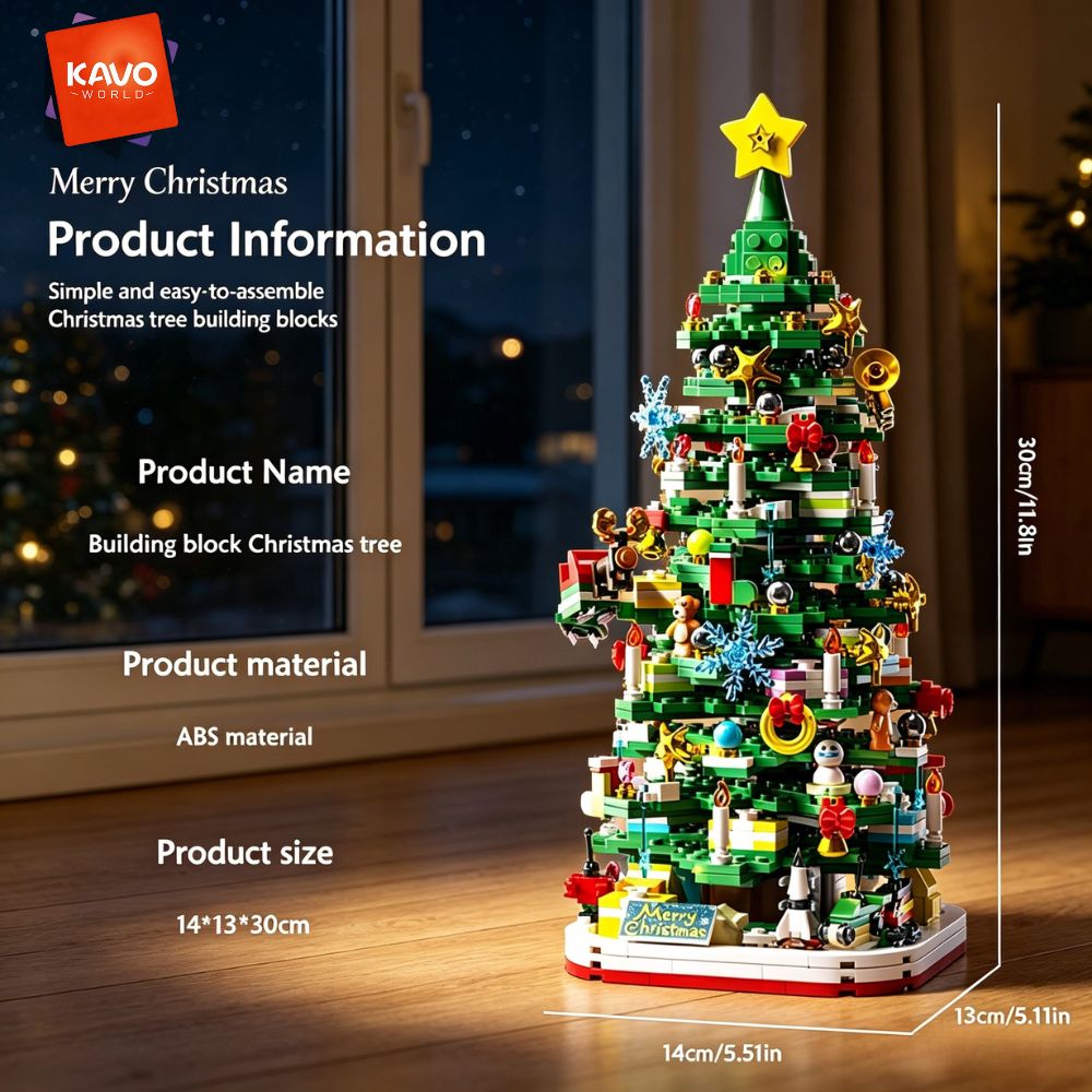 KAVOWORLD 1024pcs Christmas Tr - Home Office Setup Ideas 评论和价格
